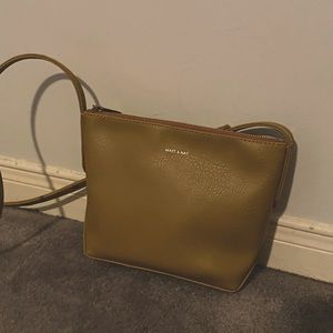 MATT & NATT vegan crossbody bag, mustard yellow